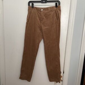 UNITED COLORS OF BENETON SIZE 2 BEIGE CORDUROY PANTS JEANS